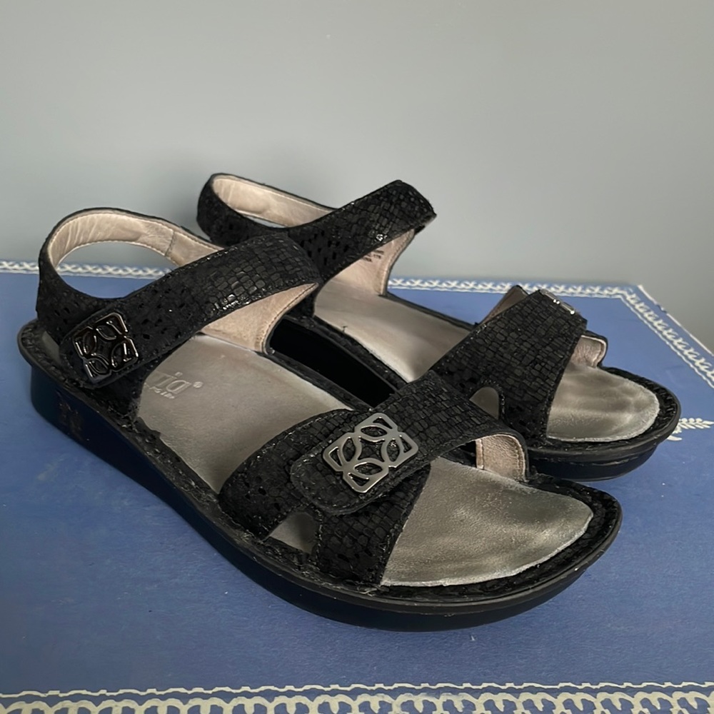 Alegria Black Sandals - size 8